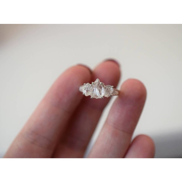 Art deco ring promise anniversary gift for women size 3 4 5 6 7 8 9 10 1… - Picture 3 of 10